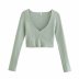 women s square neck short  pullover top nihaostyles wholesale clothing NSAM81010