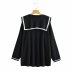 Middy collar knitted dress nihaostyles clothing wholesale NSAM81037