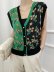 sleeveless flower printed woolen vest nihaostyles clothing wholesale NSAM81039
