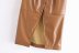 faux leather slit skirt nihaostyles clothing wholesale NSAM81051