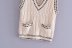 stitch decoration V-neck sleeveless knitted vest nihaostyles clothing wholesale NSAM81056