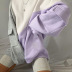 Round Neck Pullover Long Sleeve Stitching Pocket Contrasting Sweatshirt NSMG81167