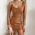 slim strap leather sleeveless dress nihaostyles clothing wholesale NSFLY81203