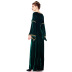 dark green aristocratic palace dress set nihaostyles wholesale halloween costumes NSPIS81384