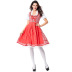 Red Plaid Maid Costume Set NSPIS81385