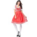 Red Plaid Maid Costume Set NSPIS81385