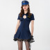 dark blue navy dress set nihaostyles wholesale halloween costumes NSPIS81426