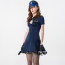 dark blue navy dress set nihaostyles wholesale halloween costumes NSPIS81426