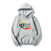 Creative letter printing loose plus velvet hoodie nihaostyles clothing wholesale NSYAY83269