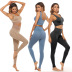 leopard print seamless high waist hip leggings underwear high stretch yoga set nihaostyles clothing wholesale NSZLJ81470