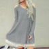 strapless lace dress nihaostyles clothing wholesale NSLZ81517
