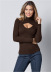 solid color slim high-neck hollow long-sleeved T-shirt nihaostyles clothing wholesale NSMDF81525