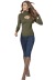 solid color slim high-neck hollow long-sleeved T-shirt nihaostyles clothing wholesale NSMDF81525