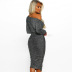 Off-Shoulder Strapless Sequined Dress NSXYZ81582