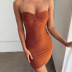 women s glitter waist strap slim backless dress nihaostyles clothing wholesale NSDMS77173