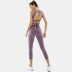 Chaleco de fitness para mujer, mallas para levantar la cadera, traje de yoga de dos piezas, nihaostyles, ropa al por mayor NSSMA77186