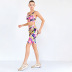 women s bra shorts two-piece yoga suit nihaostyles clothing wholesale NSSMA77191
