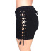 women s high waist elastic denim shorts nihaostyles clothing wholesale NSYB77209