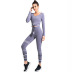  striped lace quick-drying printing two-piece yoga suit nihaostyles clothing wholesale NSSMA77229
