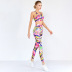 women s digital printing bra high waist pants two-piece yoga suit nihaostyles clothing wholesale NSSMA77301