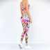 women s digital printing bra high waist pants two-piece yoga suit nihaostyles clothing wholesale NSSMA77301