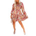 printed lantern long-sleeved dress nihaostyles clothing wholesale NSZH81588