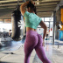 high stretch solid color pocket yoga leggings nihaostyles clothing wholesale NSZLJ81647