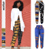 high waist zipper Pop ethnic style trousers nihaostyles clothing wholesale NSMDF81654