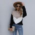 Round Neck Long-Sleeved Sweater NSYYF77323