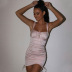 women s strappy satin surface strap dress nihaostyles clothing wholesale NSDMS77366
