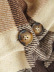 loose brown thick plaid lapel coat nihaostyles clothing wholesale NSXPF77381
