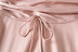 women s pink pleated puff sleeve open back long-sleeved dress nihaostyles clothing wholesale NSXPF77422