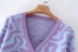 women s printed Knit Cardigan nihaostyles clothing wholesale NSXPF77425