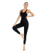 women s thin brocade double-sided  one-piece yoga jumpsuit nihaostyles clothing wholesale NSSMA77447