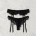 Lace Pantie Lace Garter Belt 2 Piece Underwear Suit NSFQQ77574