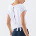 Camiseta suelta de yoga de secado rápido para mujer, ropa de nihaostyles al por mayor NSSMA77581