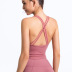 women s Back Cross strap Yoga Vest nihaostyles clothing wholesale NSSMA77585