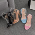women s metal chain horizontal strap stiletto sandals nihaostyles clothing wholesale NSCA77613