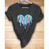 Creative heart-shaped printing short-sleeved T-shirt nihaostyles clothing wholesale NSYAY77953