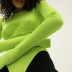 women s round neck long-sleeved bodysuit nihaostyles clothing wholesale NSFLY77653