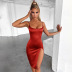 women s solid color slit dress nihaostyles clothing wholesale NSFLY77657