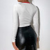 Women s Slim short T-shirt nihaostyles clothing wholesale NSFLY77686