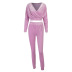 women s velvet sweatshirt and tousers yoga suit nihaostyles clothing wholesale NSFLY77692