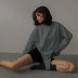 women s irregular hem round neck yoga long-sleeved top nihaostyles clothing wholesale NSFLY77697