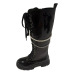 women s pearl chain thick-soled thin high bootsnihaostyles clothing wholesale NSCA77722