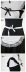 women s maid uniform suit nihaostyles clothing wholesale NSFQQ77762