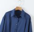 women s slim-fit lapel long-sleeved satin shirt dress nihaostyles clothing wholesale NSAM77792