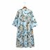 women s print bouquet coat dress nihaostyles clothing wholesale NSAM77800