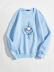 women s rose arrow pattern printing round neck long-sleeved sweatshirt nihaostyles clothing wholesale NSGMX77861