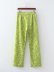 women s fluorescent green printed trousers nihaostyles clothing wholesale NSAM77890